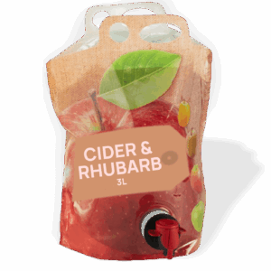 Cider & Rhubarb Pouch 3L